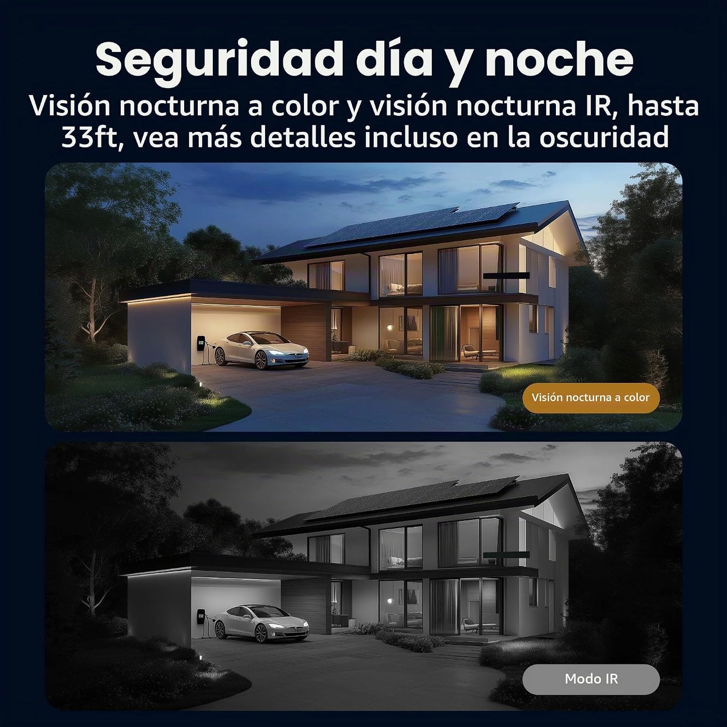 Cámara de Seguridad Panorámica 4G para Exterior | Visión 360° y Nocturna