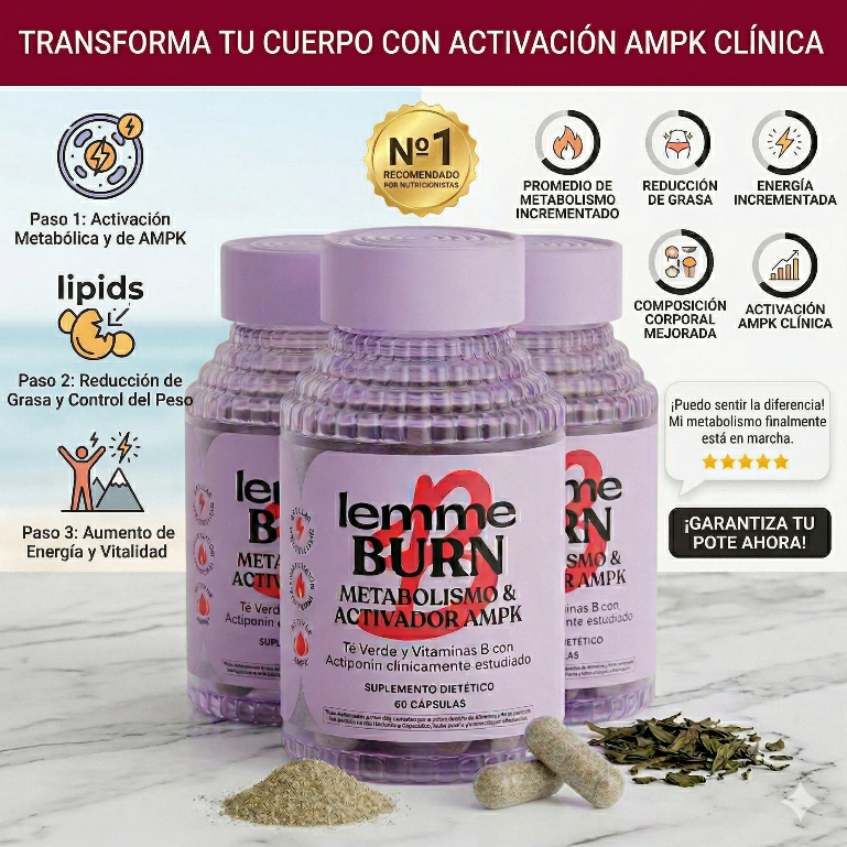 Lemme Burn | Apoyo al Metabolismo y Grasa Abdominal | Promo 1, 2 o 3 Unidades ttk