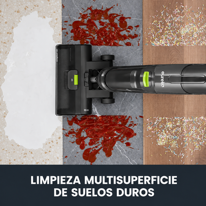Aspiradora Inalámbrica 2 en 1 Blanca Eureka- Aspira y Trapea al Mismo Tiempo