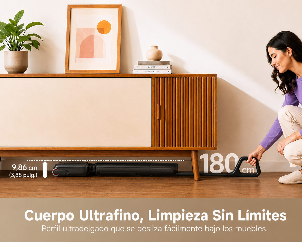 Dreame : Aspiradora Inalámbrica 2 en 1 Blanca (Superligera y Portátil)