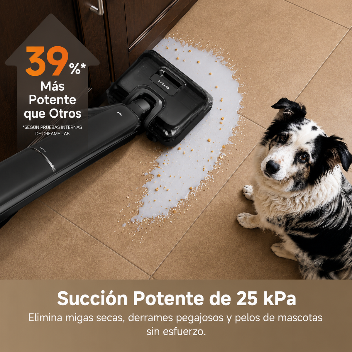 Dreame : Aspiradora Inalámbrica 2 en 1 Blanca (Superligera y Portátil)