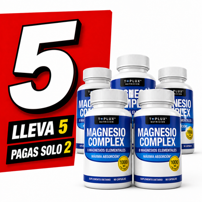 OFERTA 2X1 | Magnesio Complex™ 8 en 1 - Equilibrio Corporal Completo 1000mg