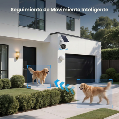 Cámara de Seguridad Panorámica 4G para Exterior | Visión 360° y Nocturna