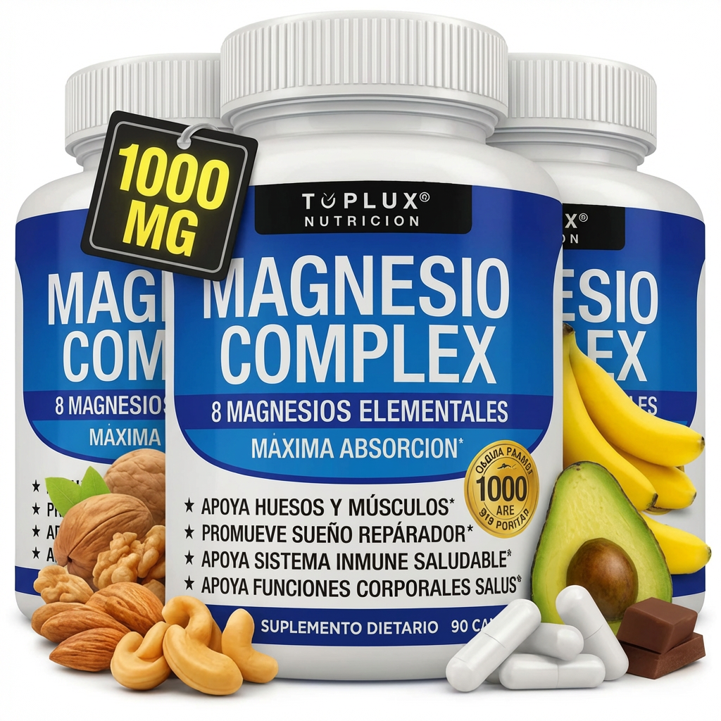 OFERTA 2X1 | Magnesio Complex™ 8 en 1 - Equilibrio Corporal Completo 1000mg
