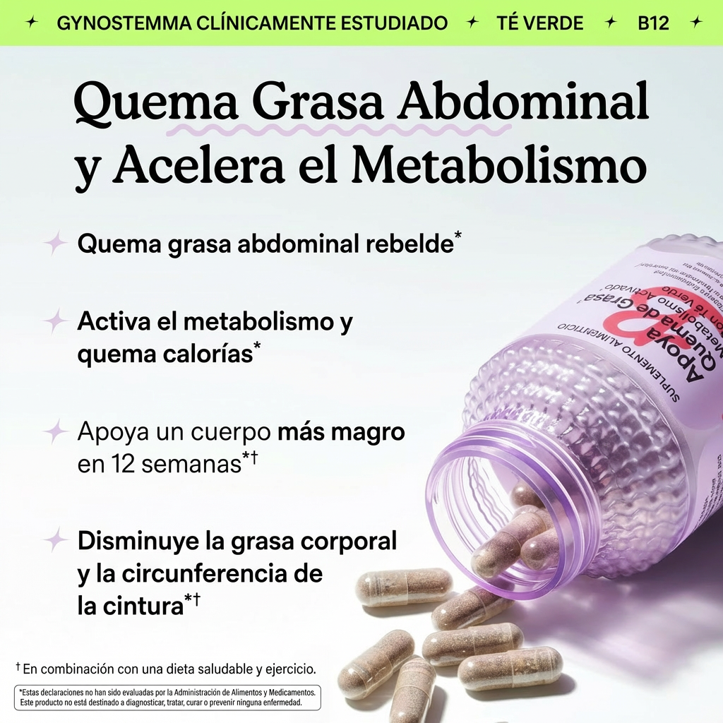 Lemme Burn | Apoyo al Metabolismo y Grasa Abdominal | Promo 1, 2 o 3 Unidades ttk