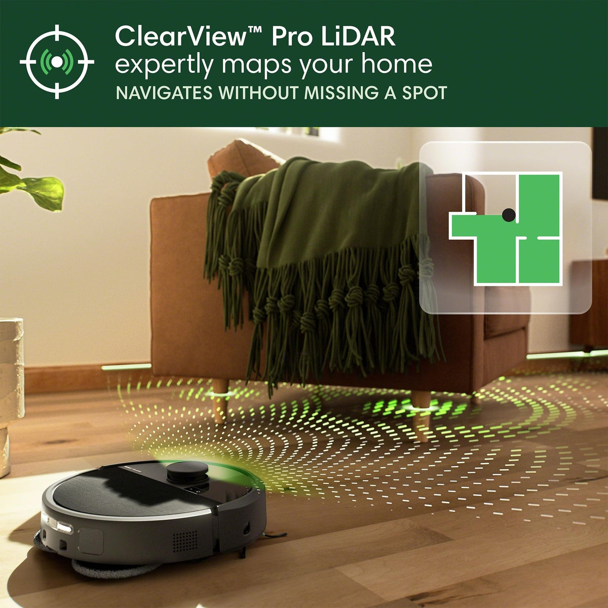 Robot Aspirador 2 en 1 | Limpieza Inteligente y Autovaciado